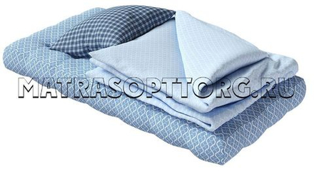 Спальный комплект для рабочих Стандарт (матрас, подушка, одеяло)