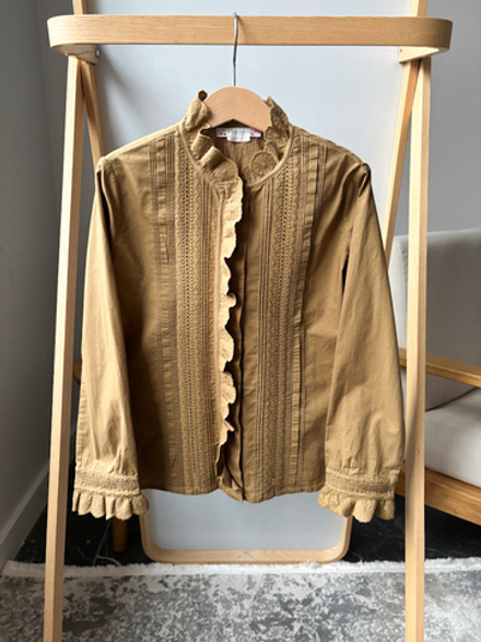 Хлопковая блузка Bonpoint, 128