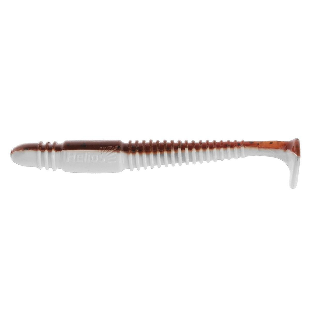 Виброхвост Minoga 3,75"/9.5 см Rusty & White 5шт. (HS-17-005) Helios