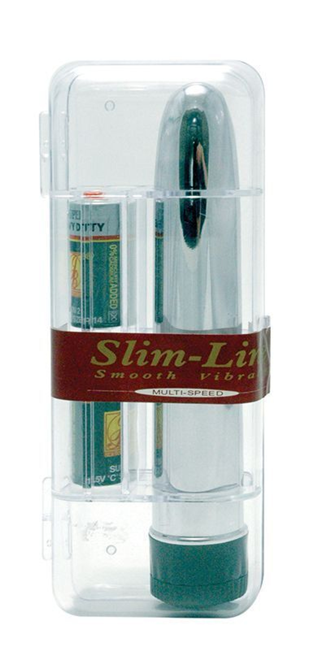 Серебристый вибратор TOTAL SILVER - 17 см. (Цвет: серебро)