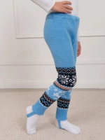 Рейтузы вязаные с орнаментом