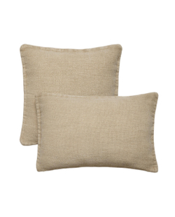 Zara Home наволочка декоративная из льна, бежевый · 6366/008