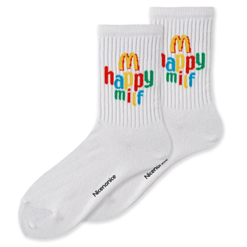 Носки Nicenonice Classic Happy milf хэппи милф (Белый, 35-40)