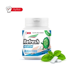 Жевательная резинка со вкусом мяты Refresh в банке