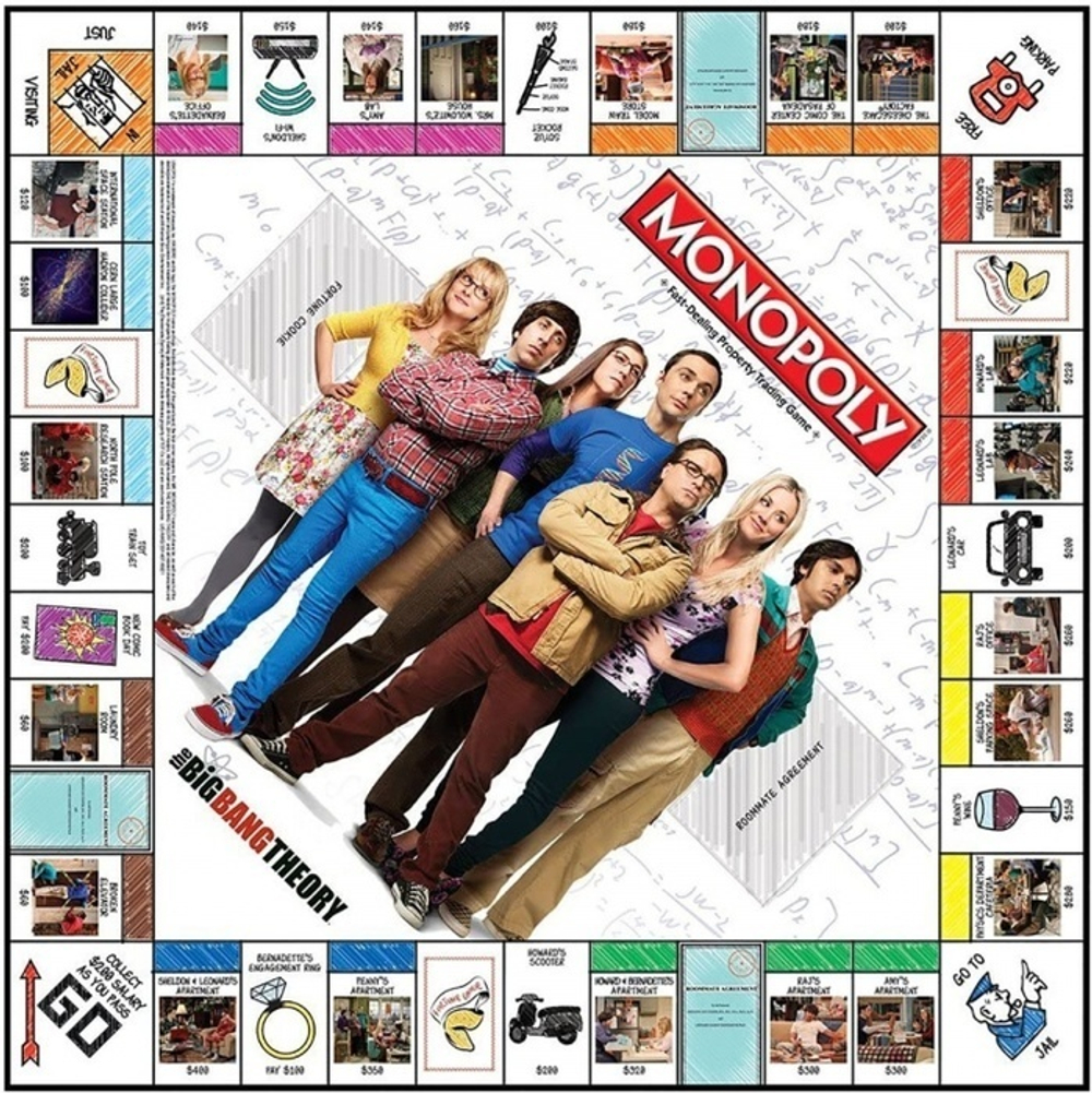 Настольная игра Монополия Теория большого взрыва (Big Bang Theory) на английском  языке - купить по выгодной цене | Единорог - Настольные игры