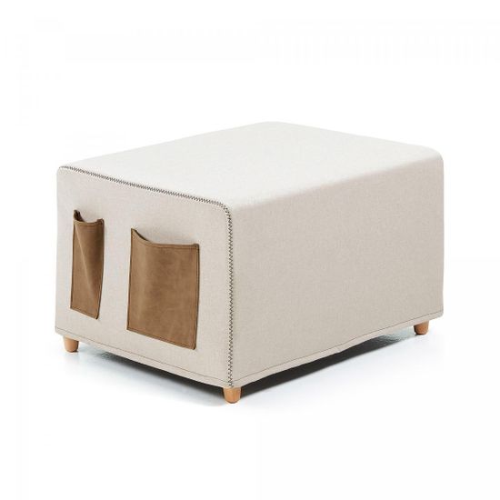 Чехол на пуф Kos бежевый