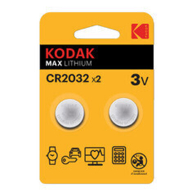 Батарейка Kodak Мax Lithium таблетка CR2032 3 В (2 шт.) (Б0037004)