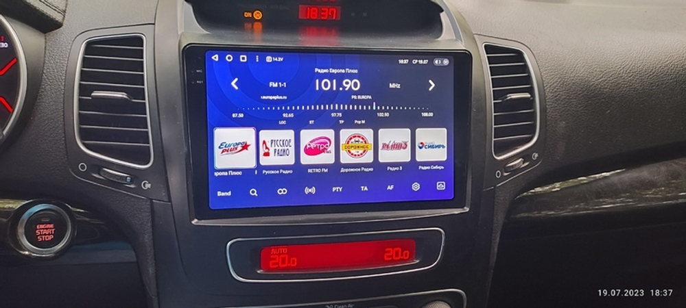 Магнитола для KIA Sorento 2 XM 2012-2020 (отдельный экран климата, штатная КЗВ) - Teyes CC3-2K монитор 9.5" 2K QLED на Android 10, ТОП процессор, CarPlay, 4G SIM-слот