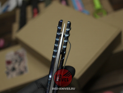 Нож Spartan Blades Harsey Titanium Custom Огненный - огненный титан