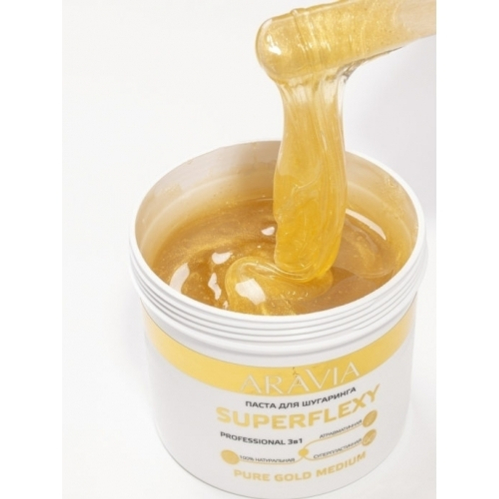 Сахарная паста для шугаринга «Superflexy Pure Gold», Aravia, 750 гр.