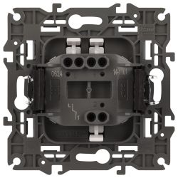 14-1101-03 ЭРА Выключатель, 10АХ-250В, IP20, Эра Elegance, алюминий | Elegance Алюминий