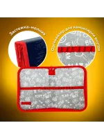 Пенал ПИФАГОР, 1 отделение, полиэстер, 19х13 см, "Monster ca