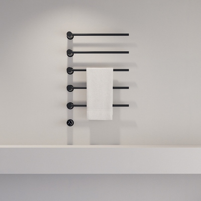 Полотенцесушитель электрический ABBER Charme AH4005MB черный матовый