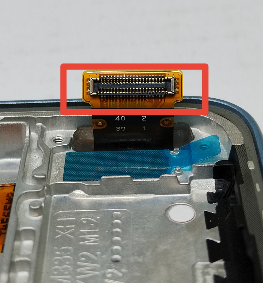 Xiaomi Redmi Note 13 4G (23129RAA4G) / (23124RA7EO) / FPC коннектор дисплея (на шлейфе) (ORIG)