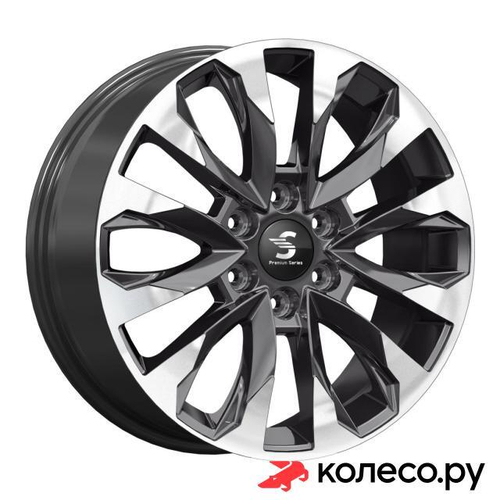 КР007 (20_Pajero Sport) 8x20/6*139.7 D67.1 ET38 Diamond gloss graphite