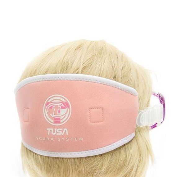 Неопреновый чехол-оголовник TUSA MS-20 для ремешка маски черный