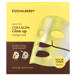 EQQUALBERRY, гидрогелевая маска с коллагеном для сияния кожи, 4 шт. по 30 г (1,01 унции)