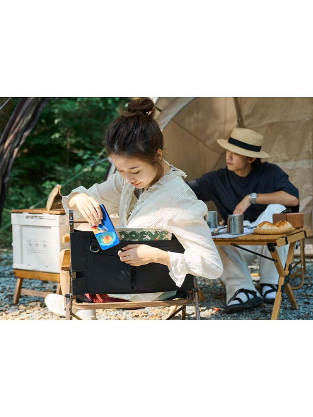 Стул Naturehike MW02 NH19Y002-D складной черный, 6927595760789