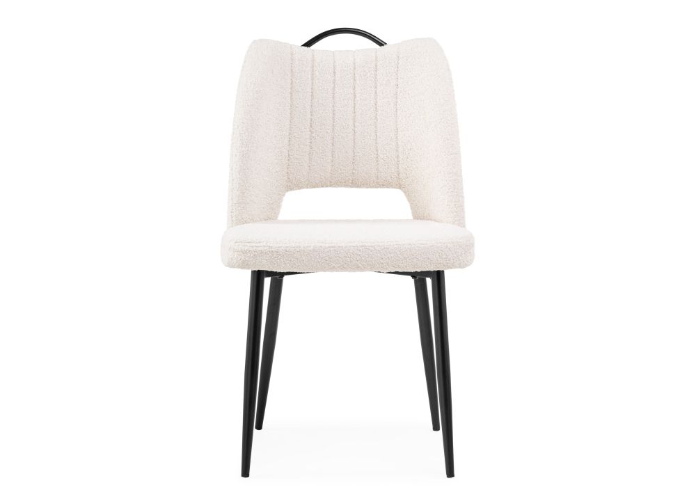 Стул на металлокаркасе Barton beige / black