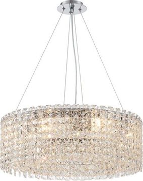 Люстра подвесная 8*Е14 2179/09/08P хром Delone Stilfort