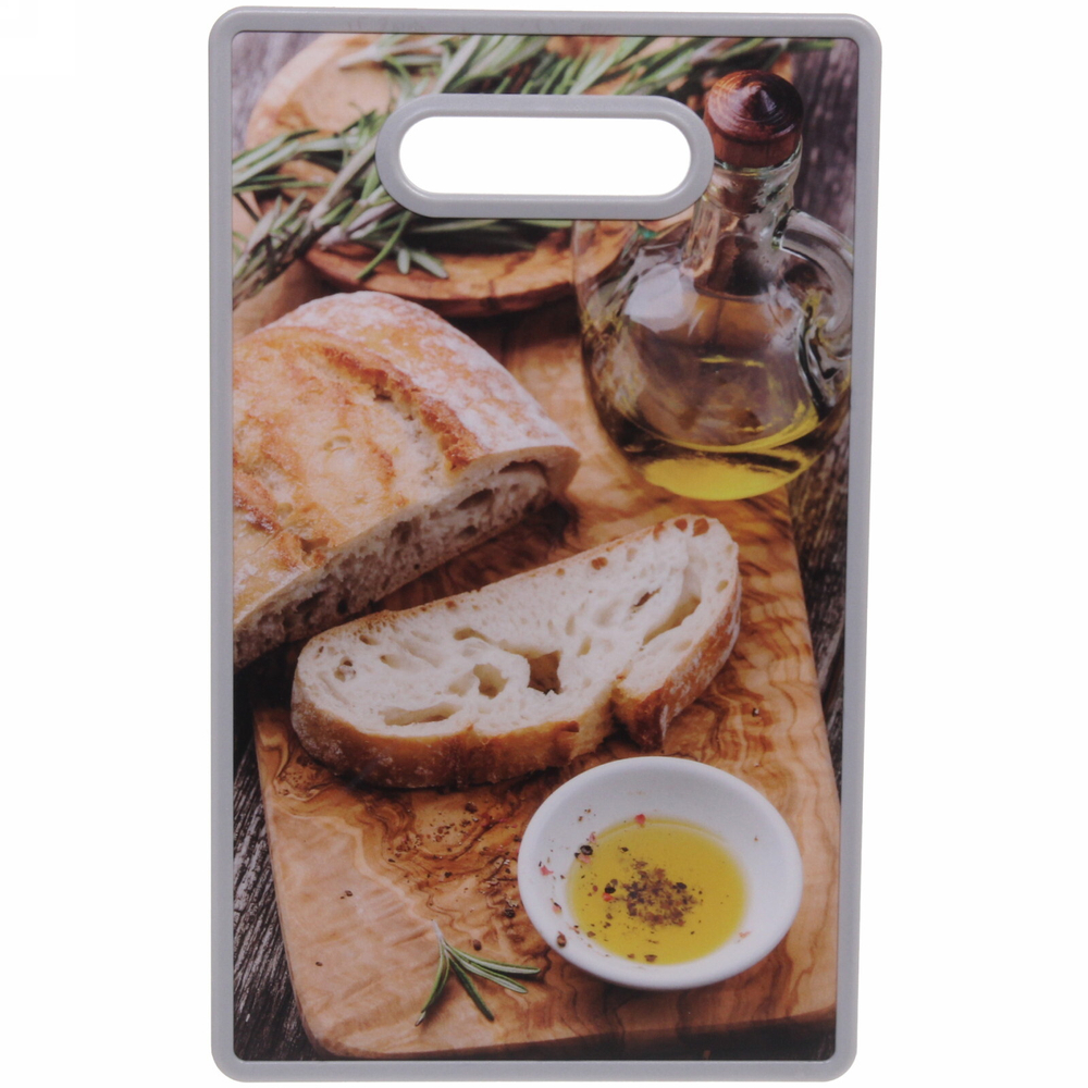 Доска разделочная пластиковая «Европейский завтрак» 23*37см