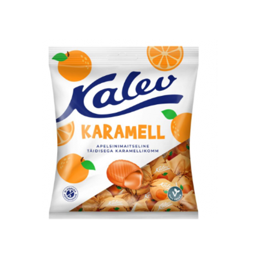 Kalev карамель с апельсиновым вкусом 120г