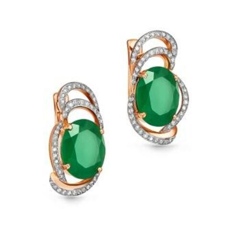 Серьги из золота с бриллиантами