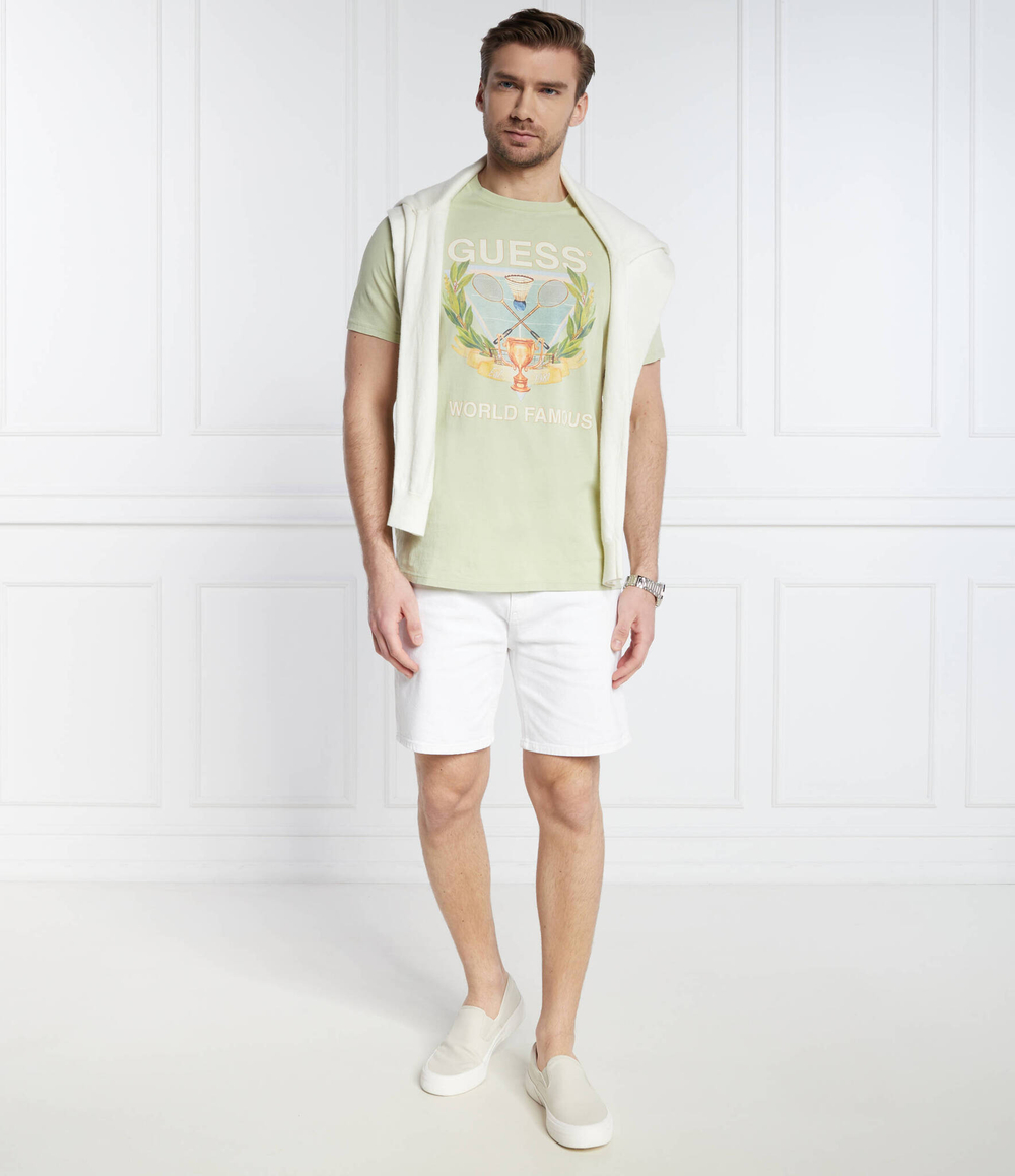 Футболка GUESS - фисташковый (M4GI60 K9RM1)