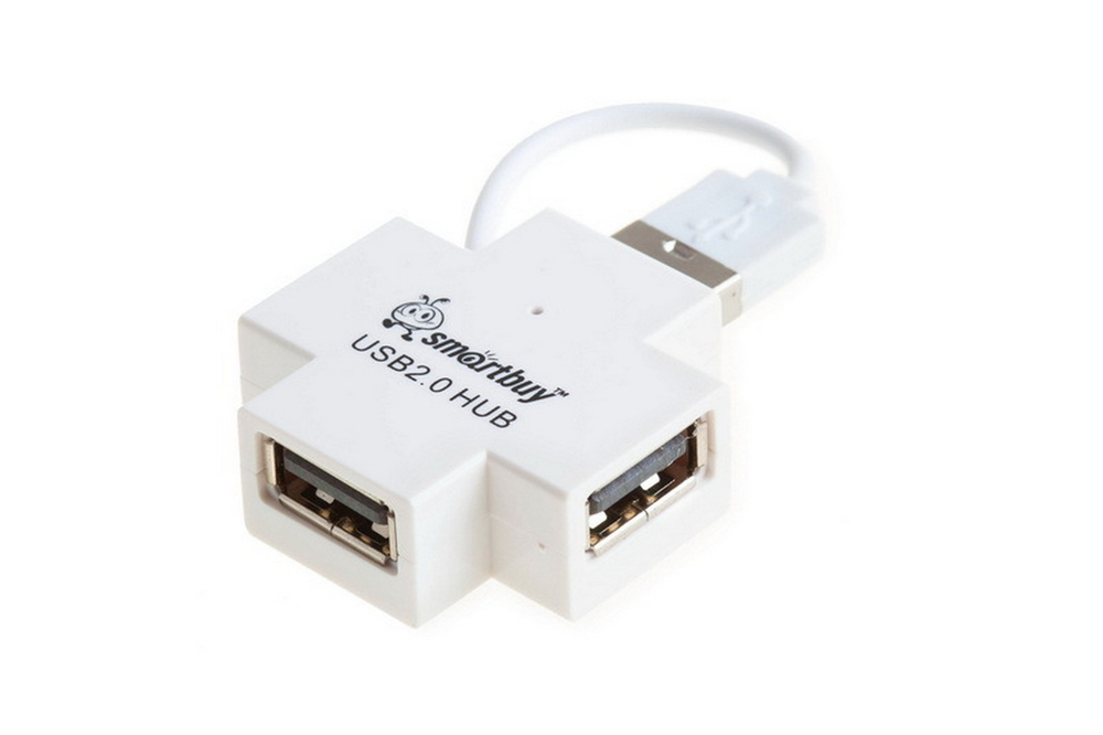 Картридер USB - Xaб SmartBuy SBHA-6900 4 порта