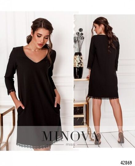 Платье 1073-чёрный Minova Фото 1