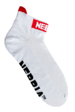 Носки NEBBIA “SMASH IT” ankle length socks 102 Белые