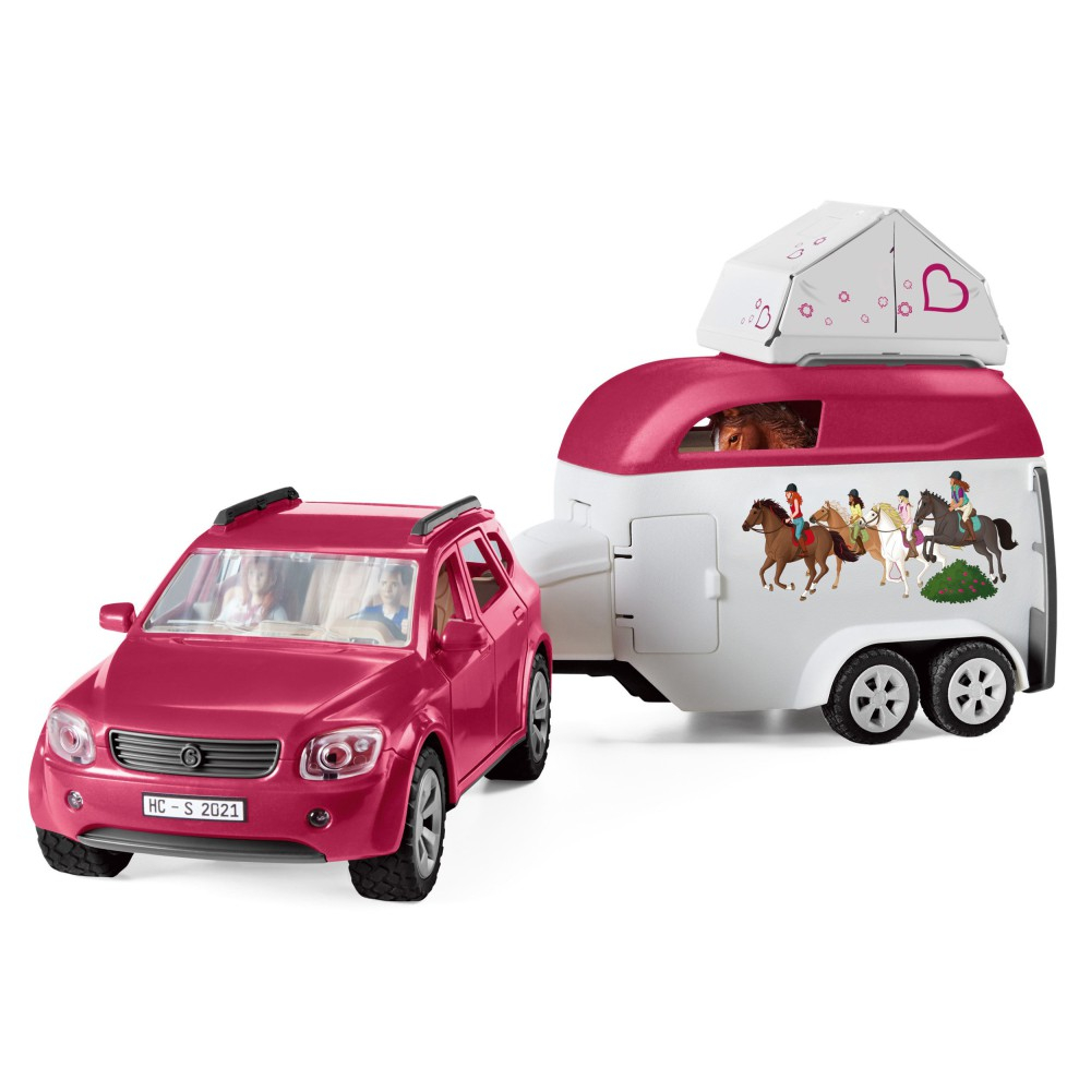 Schleich S 42535 — Игровой набор автомобиль с прицепом Horse Club — фото 13