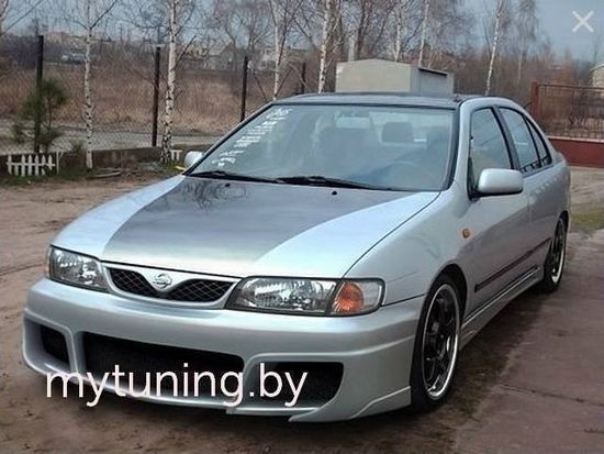 Передний бампер Nissan Almera N15