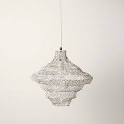 Светильник подвесной Vinger, Ø45х50 см, бежевый