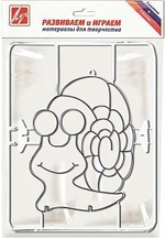 Трафарет для витража "Улитка" (Луч)