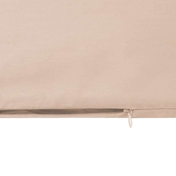 Комплект постельного белья из премиального сатина бежевого цвета из коллекции essential, 150х200 см