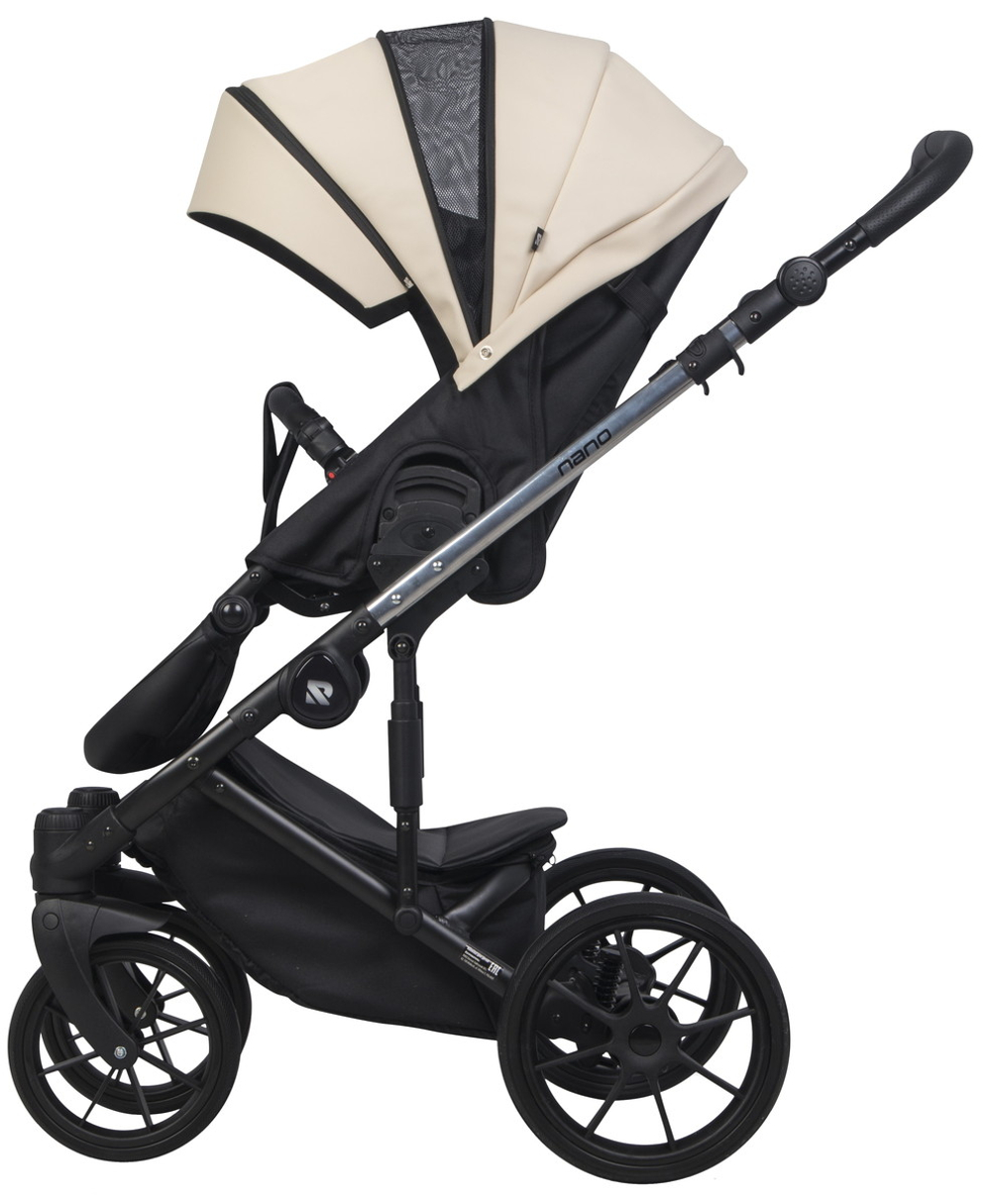 Детская коляска Riko Nano Thermo Ecco 2 в 1 03 Ivory beige (бежевый)