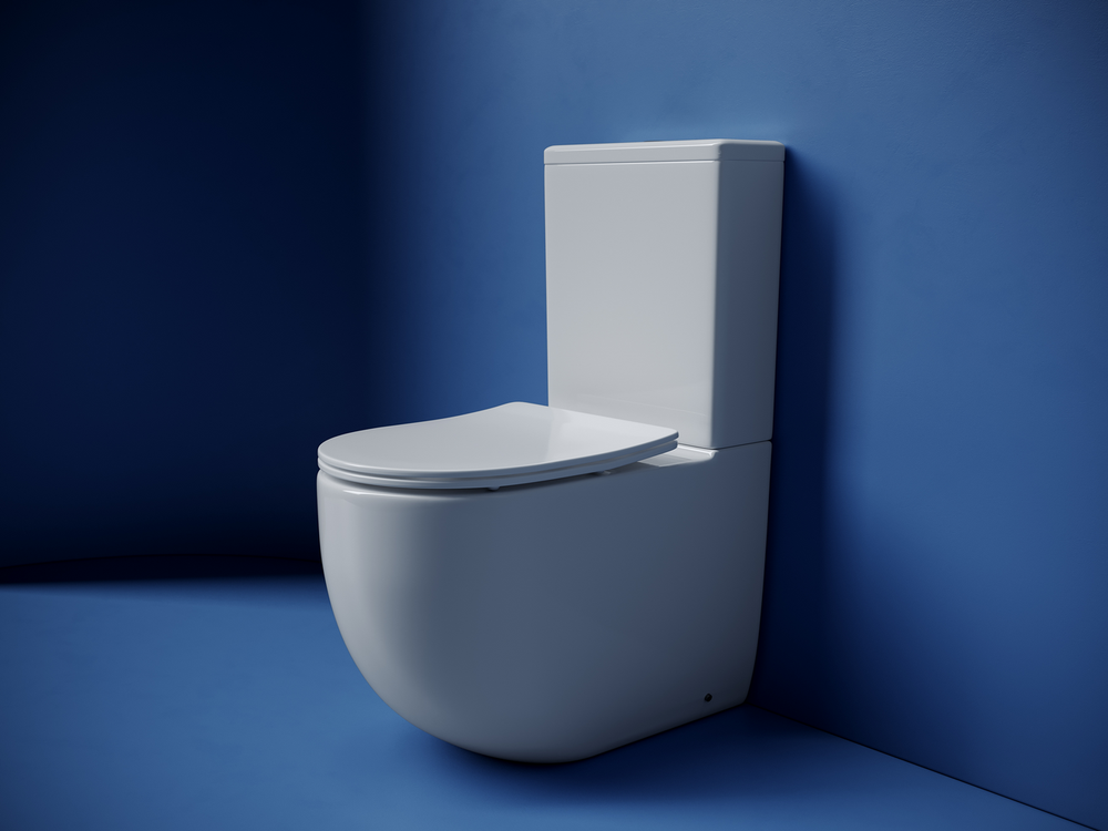 Напольный пристенный унитаз Metropol смыв Торнадо белый CN4001T