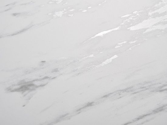 Стол BELLUNO 160 MARBLES KL-99 Белый мрамор матовый, итальянская керамика/ белый каркас