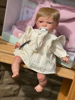 Кукла Реборн Nines 40см Baby мягконабивная (N0204)