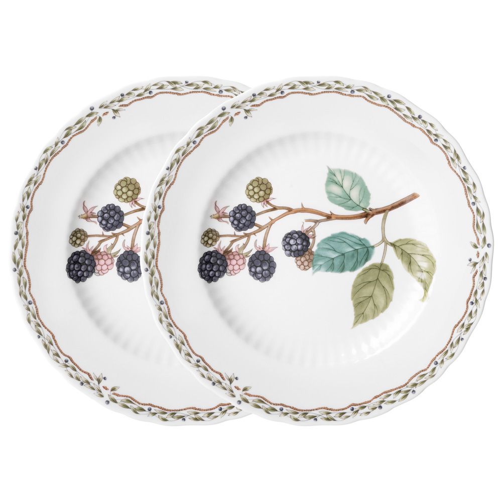 НАБОР ТАРЕЛОК ЗАКУСОЧНЫХ LEFARD "FRUIT GARDEN" 2 ШТ. 20,5 СМ (КОР=24НАБ.)