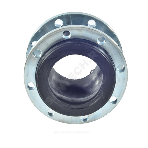 Компенсатор резиновый антивибрационный EPDM Ду 125 Ру10/16 фл L=165мм Китай сжатие/растяжение 20/12