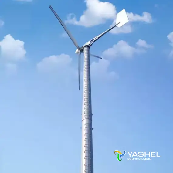 Горизонтальный ветрогенератор 30кВт YASHEL DMWT-30KW