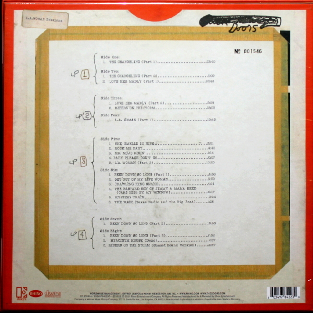 The Doors / L.A. Woman Sessions (Limited Edition Box Set)(4LP)