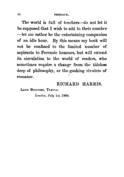 Illustrations in advocacy: including two breaches of promise of marriage | Richard Harris