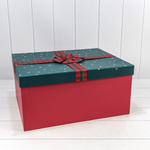 Коробка 51 х 41 х 24.5 см Набор 5 шт "Новогодний" (Красный)