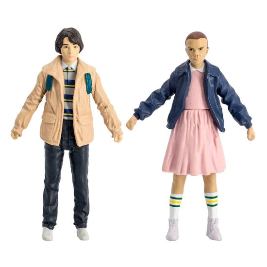 Фигурки McFarlane Stranger Things Action Figures Eleven and Mike Wheeler, 7 см / Фигурки по мотивам сериала "Очень странные дела"