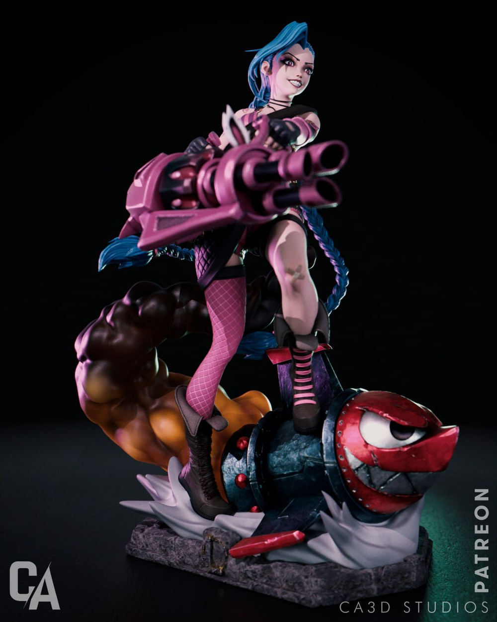 Фигуркаел Джинкс Лига легенд Jinx League of Legends