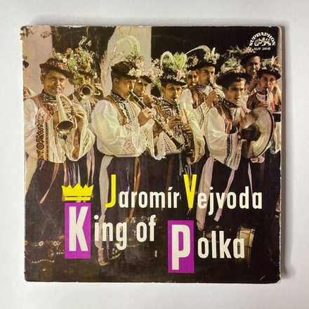 Винтажная виниловая пластинка LP Яромир Вейвода Jaromir Vejvoda King Of Polka Полька (Чехословакия 1967)
