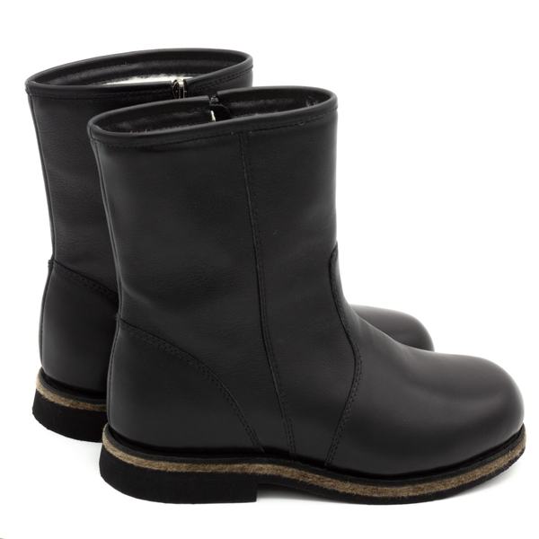 Унты укороченные мужские из кожи теленка